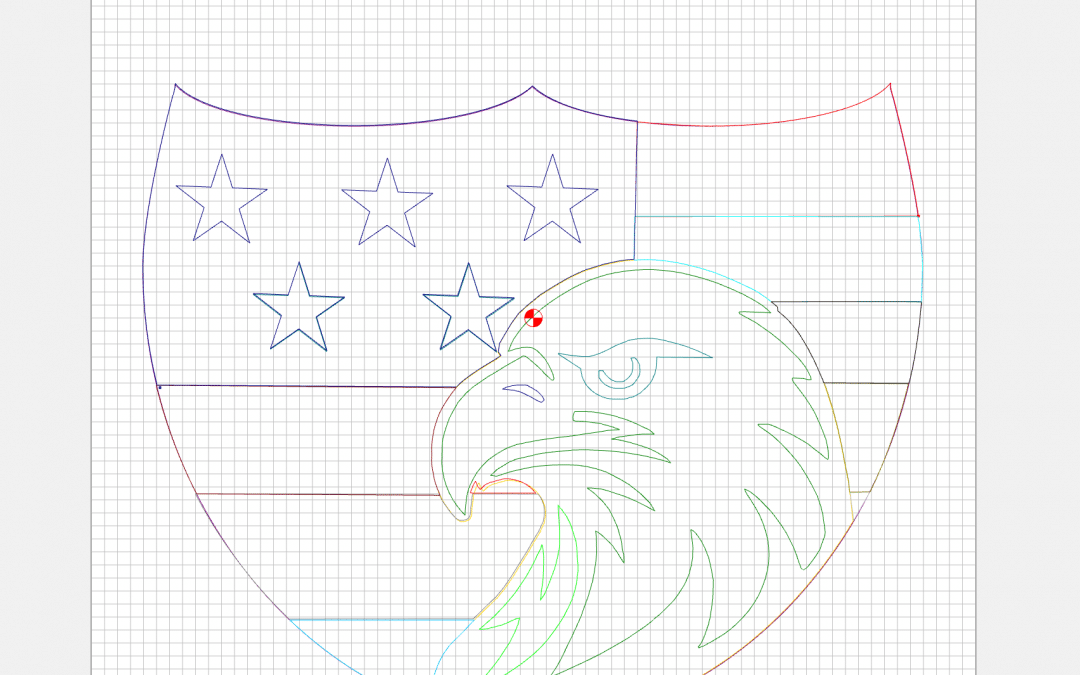 Scalable CNC Design: The Ameriquin Eagle Shield